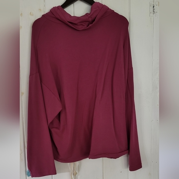 Dream Fleece Cowl Neck Long Sleeve Lounge Sweatshirt - Picture 6 of 9